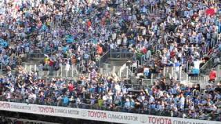 More anti-Sevilla singing by the fantastic Málaga support (March 2009)