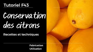 F43 Conservation du citron