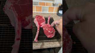 Dry Brine #tomahawk #steak for the #grill