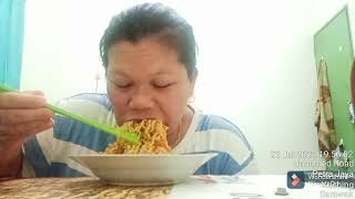 #Tkwmalaysia.mukbang mie goreng sedap 2 bungkus + 1 telor