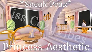 Adopt Me! ROYAL TEA PARTY UPDATE  & SNEAK PEAK Of My Princess Aesthetic Home With All New Furniture!