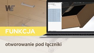 Otworowanie pod łączniki - WOODEXPERT