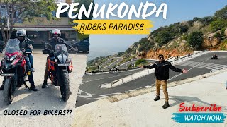 Risky Hyper Ride to PENUKONDA FORT on KTM 390 ADV😨🫨