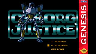 RETRO RAMPAGE! Lets PLAY - Cyborg Justice (Level 1-1) | Sega Genesis