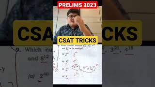 CSAT Trick - UPSC Prelims 2023 #upsc #ias #upscmotivation #aspirants #upscvlog #upscshorts