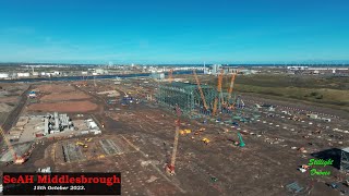 SeAH Construction Middlesbrough. 15/10/2023. 4K.