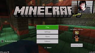 MINECRAFT: Giveaway STREAM! FIRST TIME Playing Minecraft! REALM Server Fun With Subs! (535 Sub Goal)