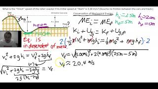 Gravitational PE and Conservation of Mechanical Energy