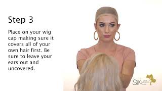 How to put on a lace front wig