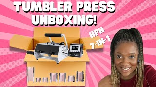 Tumbler Press Unboxing | Investing in Your Etsy Business | Heat Press Nation Tumbler Press 7-in-1