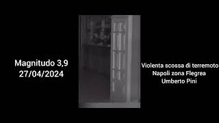 Violenta scossa tellurica a Napoli . Umberto Pini.