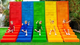 Colored Soft Play Doors Challenge