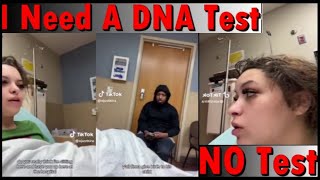 Pregnant Girlfriend In The Delivery Room Boyfriend ask for DNA TEST