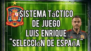 Fútbol Sistema de Juego Táctico 🇪🇸 "Selección de España" Luis Enrique