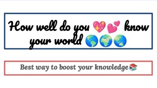 "How Well Do You Know Your World? Test Your Capital Knowledge in this Country Capitals Quiz!"💝😇✌✌✨💖