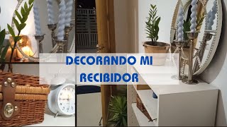 Decoración recibidor para verano 2023 #decoración #azul #verano