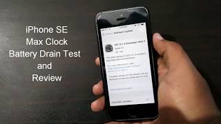 iOS 12.1.3 Beta 2 Battery Drain Test  iPhone SE