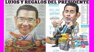 Jimmy Morales se da vida de lujo con dinero publico