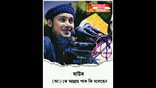 দাউদ (আ:) কে আল্লাহ পাক কি বলেছেন ।। 🎙️Abu Toha Muhammad Adnan 🌺 #shorts #videoshort #abutoha