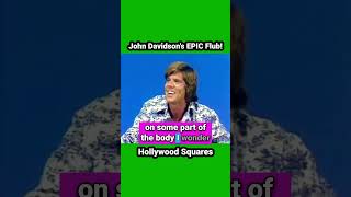 John Davidson's EPIC Flub!   #hollywoodsquares   #1970s #gameshow #funny #laugh #hilarious #comedy