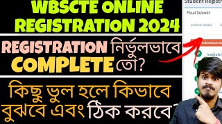 Wbscte Online Registration Official Notice 2024-25| Polytechnic Registration 2024| WBSCTE New Update