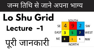 Lo Shu grid Method | Lecture 1 | Basis information about Lo Shu grid in hindi