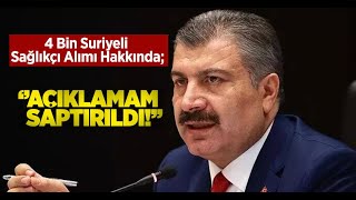 Yaparsa AKP Yapar;4 Bin Suriyeli Sağlıkçı Hayırlı Olsun