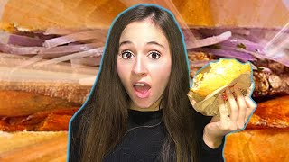 ¡Tour de Pan con Chicharrón en Lima, Peru! - ¡Probando por la Primera Vez! (Angela Rose)