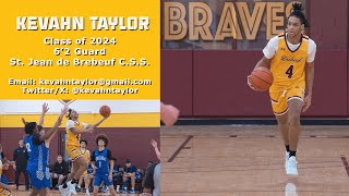 Kevahn Taylor Class of '24 Highlights