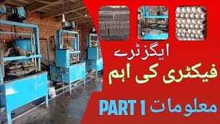 part 1// space for eggs tray making/ایگزٹرےفیکٹری کی اہم معلومات 03317712918