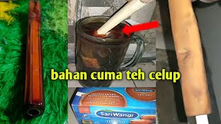 cara mudah menguningkan pipa rokok dari kayu