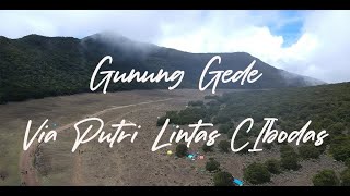 Gunung Gede Via Putri Lintas Cibodas 2020