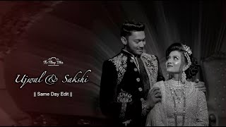 Same Day Edit | Ujwal & Sakshi 4K | THE FILMY VIBES By Saggy Patil | 2022