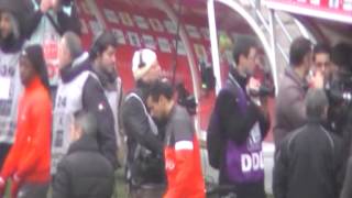 Stade de Reims-PSG, 02/03/2013, entrée des joueurs de Paris