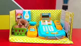 Cash Register Unboxing and Testing - Peephole View Toys