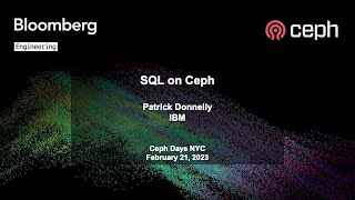 Ceph Days NYC 2023: SQL on Ceph