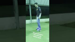 Minha primeira vez andando com patins quad