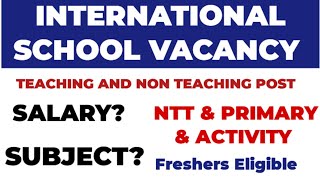 Teachers Vacancy II permanent Job notification #primary #tgt #pgt #prt #job #newvacancy