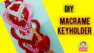 New Macrame Key Holder/step by step tutorial //New Design Macrame Key Holder