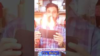 Fire in Wallet (Jadu ka saman) #magic #short #magician #shortsvideo #fire #magicstore #bharat