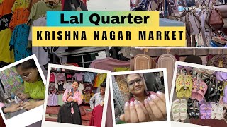 Lal Quarter Market Krishna Nagar | Gel Nail Paint | footwear and summer collection | K Travel Vlog