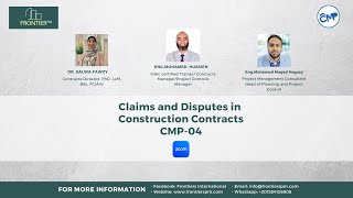 CMP-04 Claims& Disputes in the Construction industry