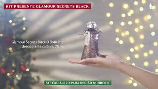 Inigualável!! Surpreenda quem vc ama com kit completo de Glamour Secrets Black da Boticário 😉🎁🛍️!