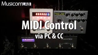 Control H9 & TIMELINE via MIDI PC/CC