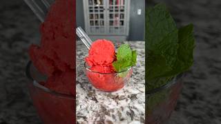 How to make Strawberry Boozy Sorbet!🍓🔥