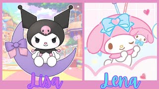 Lisa Or Lena(Kuromi Vs my melody) #lisa #sanrio #lisaorlina #lisaandlena  #viral #trendingvideo