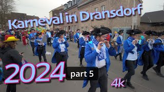 Karneval in Dransdorf 2024, part 5, 4k, KG 'Blau-Wiesse Essele' Menden