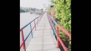 kampung nelayan di Muara gembong Bekasi Jawa Barat