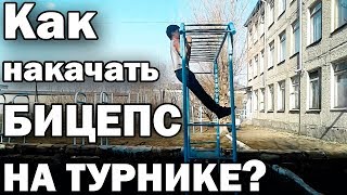 Как накачать БИЦЕПС на турнике?