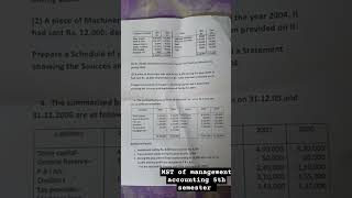 Management Accounting mst of Bcom 5th semester 2023 #viral #panjabuniversity